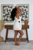 Sleeveless Solid Color Two Piece Shorts Set NY-3893