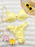Sexy Halterneck Tie Up Bikinis 2 Piece Swimsuit CSYZ-G513R