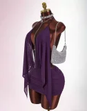 Mesh Backless See Through Mini Dress GXIY-K25L1871
