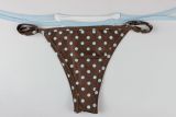 Polka Dot Print Contrast Color Bikinis Swimsuit YWXS-K26L2139