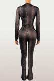 Long Sleeve Print Sport Two Piece Pants Set YWXS-K25L1718
