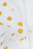 Polka Dots Print Loose Midi Dress GYLY-11188