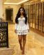 Long Sleeve Solid Color Ruched Mini Dress GMYU-11207