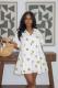 Polka Dots Print Loose Midi Dress GYLY-11188