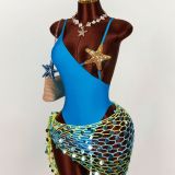 Solid Color Sling One Piece Swimsuit(Without Skirt) GXIY-K26L2293