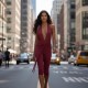 Deep V Neck Backless Tie Up Seventh Jumpsuit YWXS-K26L2184