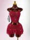 Sexy Wrap Chest Top Ruffles Skrit 2 Piece Set GXIY-K25L1868