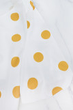 Polka Dots Print Loose Midi Dress GYLY-11188