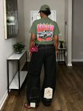 Plus Size Fashion Loose Washed Jeans GYLN-3914
