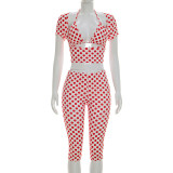Sexy Polka Dot Three Piece Set GDSF-J26ST079