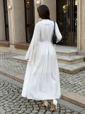 V Neck Long Sleeve Maxi Dress GZEY-K26230055
