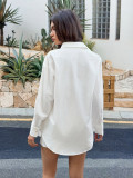Solid Color Long Sleeve Shirts GZEY-K26290130