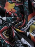 Print Tie Up Tube Top Bandage Dress GFCF-1464