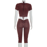 Sexy Polka Dot Three Piece Set GDSF-J26ST079