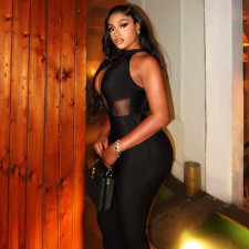 Solid Color Backless Sport Jumpsuit GJYO-JP006272