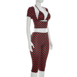 Sexy Polka Dot Three Piece Set GDSF-J26ST079