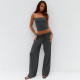 Casual Solid Color Two Piece Pants Set GSZM-D26ST119