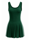 Sleeveless Solid Color Mini Dress HNIF-MC024