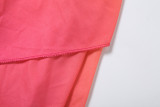 Gradient Color Haltenreck Backless Mini Dress DLSF-K6D04121A