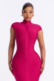 Solid Color Tight Maxi Dress GKYS-2950