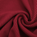 Deep V Neck Solid Color Jumpsuit MXBF-J26JP095