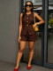 Sleeveless Solid Color Two Piece Shorts Set MIL-L333