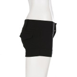 Solid Color Casual Shorts GPKJ-MR48280