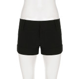 Solid Color Casual Shorts GPKJ-MR48280