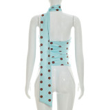 Sleeveless Polka Dot Tops GSBW-J26TP133