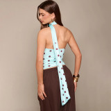 Sleeveless Polka Dot Tops GSBW-J26TP133