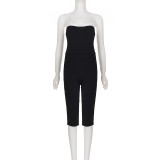 Contrast Color Sling Seventh Jumpsuit GPKJ-MR48664