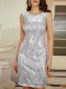 Sleeveless Sequin Slim Mini Dress XHSY-BQ6624