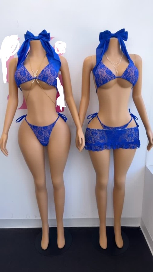 Pre Order: About 7 work days shipping Sexy Lace 3 Piece Set YUEM-202620