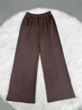 Solid Color Loose Wide Leg Pants SSNF-211516