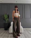 Solid Color Loose Wide Leg Pants SSNF-211516