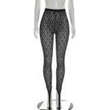 See Through Lace Tight Pants GDSF-D26PT105