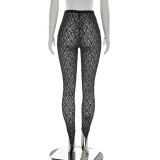 See Through Lace Tight Pants GDSF-D26PT105