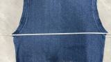Fashion Denim Sleeveless Vest+Wide Leg Pants Suit YRST-D022