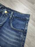 Embroidered Butterfly Heart Denim Shorts GQLF-6969