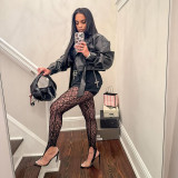 See Through Lace Tight Pants GDSF-D26PT105