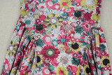 Print Sleeveless Ruched Maxi Dress GJYO-JD305105