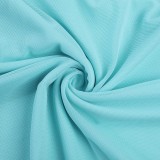 Solid Color Halterneck Ruffles Mini Dress SUM-JY26060PFO