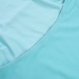Solid Color Halterneck Ruffles Mini Dress SUM-JY26060PFO