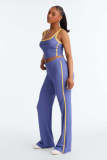 Contrast Color Tank Tops Two PIece Pants Set YD-8859