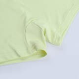 Solid Color Backless Tank Top Sport Short Suit SUM-JY26011MHO