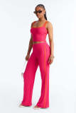 Contrast Color Tank Tops Two PIece Pants Set YD-8859
