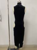 Hollow Out Sleeveless Club Dress LSD-2756