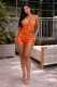 Knits Sleeveless Sequin Two Piece Shorts Set CM-60415