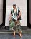 Camouflage Print Loose Denim Pants LSD-2721