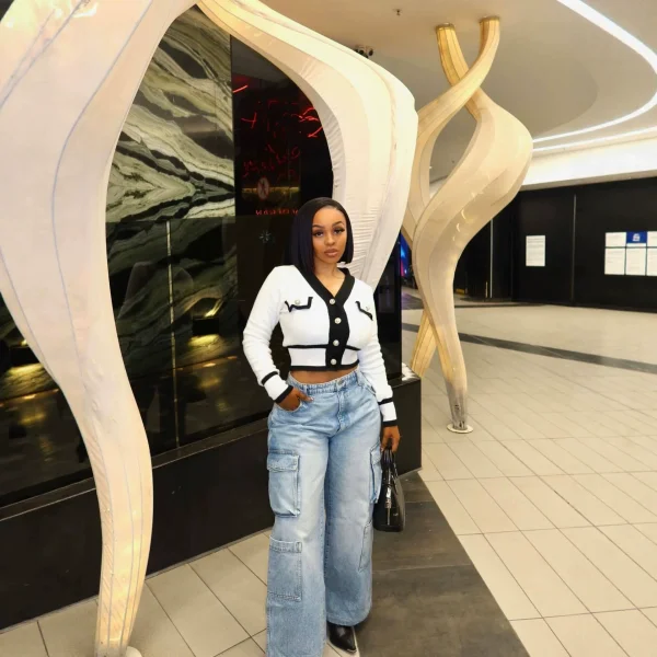Fashion Denim Loose Straight Jeans HMS-5598